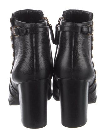 Tory Burch Leather Studded Accents Boots