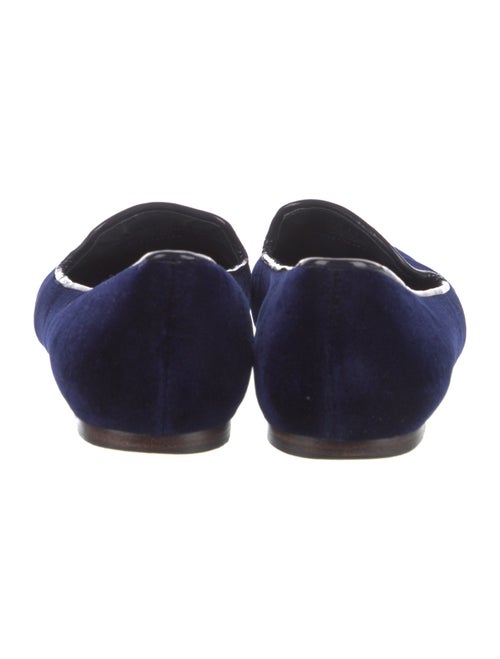 Tory Burch Velvet Sequin Embellishments Loafers