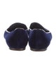 Tory Burch Velvet Sequin Embellishments Loafers