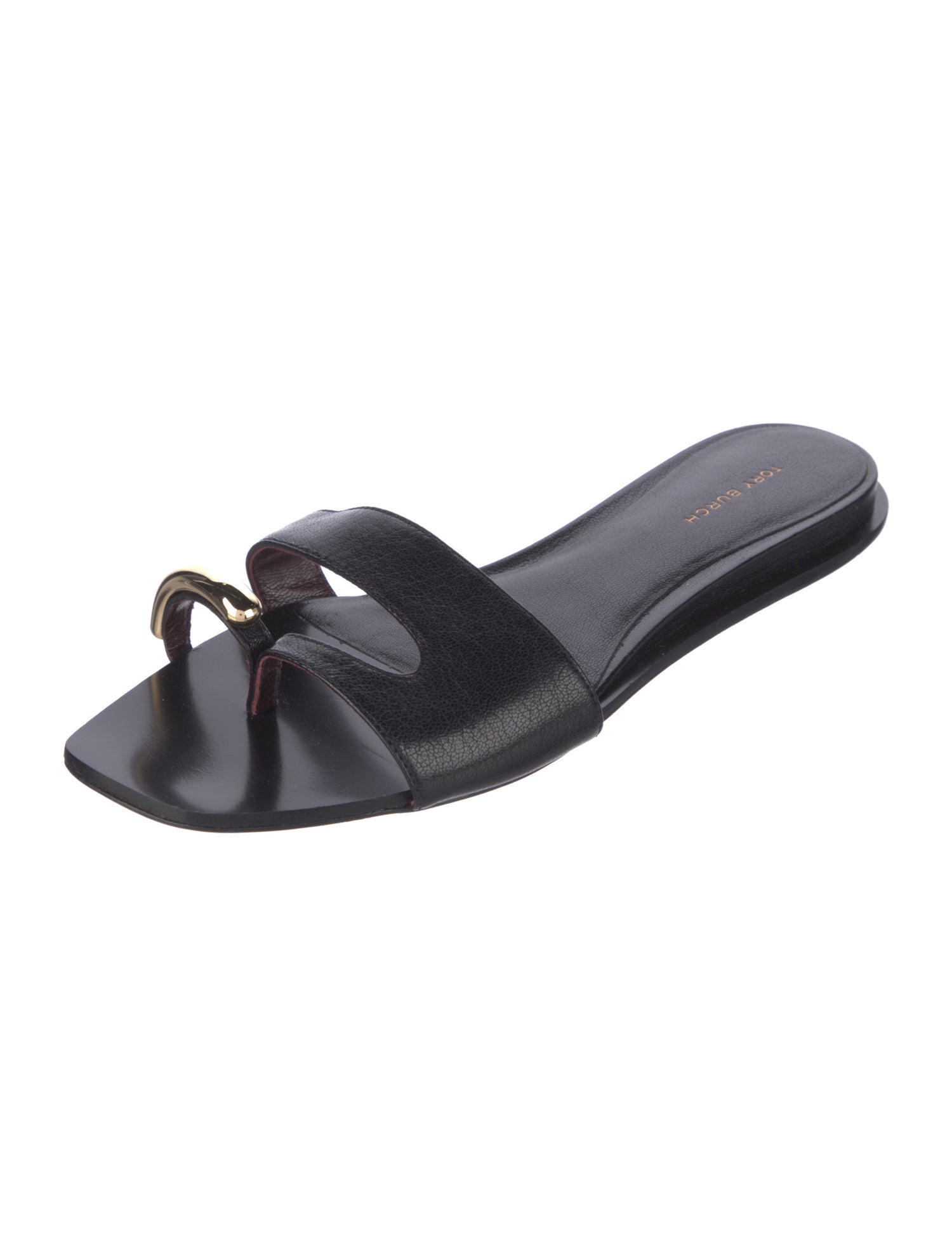 Tory Burch Leather Slides