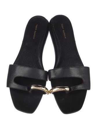 Tory Burch Leather Slides
