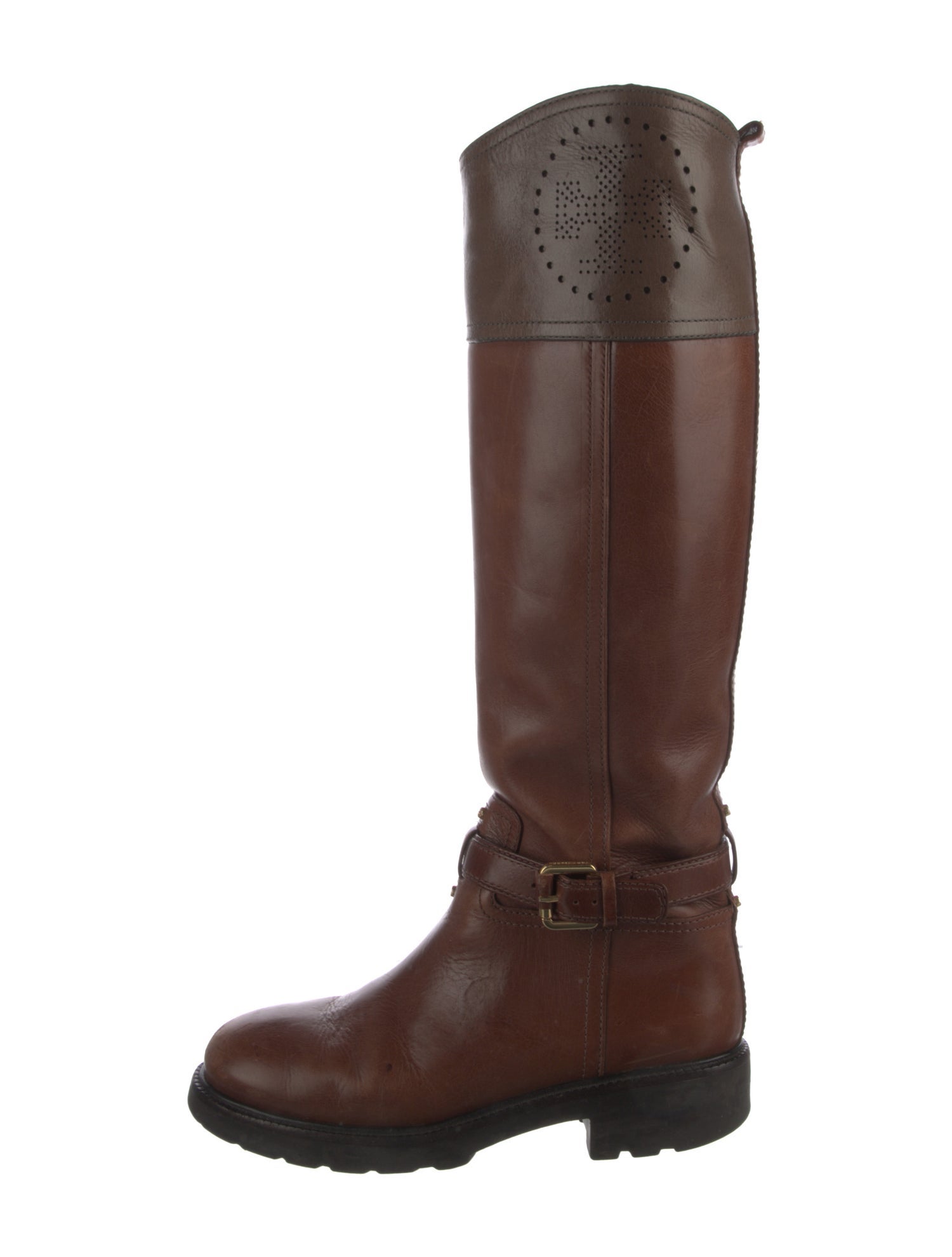 Tory Burch Leather Riding Boots