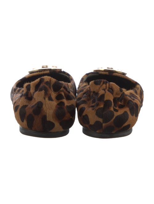 Tory Burch Ponyhair Animal Print Ballet Flats