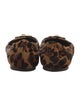 Tory Burch Ponyhair Animal Print Ballet Flats