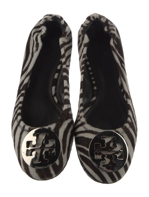 Tory Burch Ponyhair Animal Print Ballet Flats