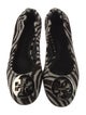 Tory Burch Ponyhair Animal Print Ballet Flats