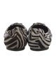 Tory Burch Ponyhair Animal Print Ballet Flats