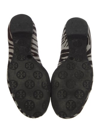 Tory Burch Ponyhair Animal Print Ballet Flats