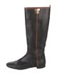 Tory Burch Leather Riding Boots