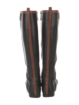 Tory Burch Leather Riding Boots