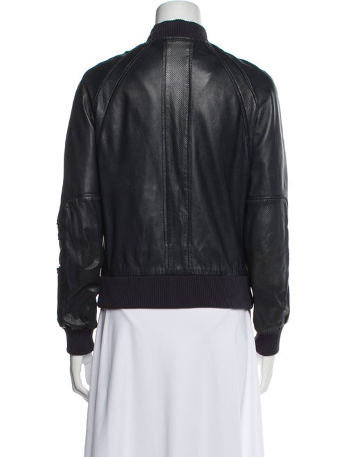 Tory Burch Leather Bomber Jacket
