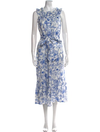 Tory Burch Linen Long Dress