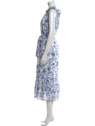 Tory Burch Linen Long Dress