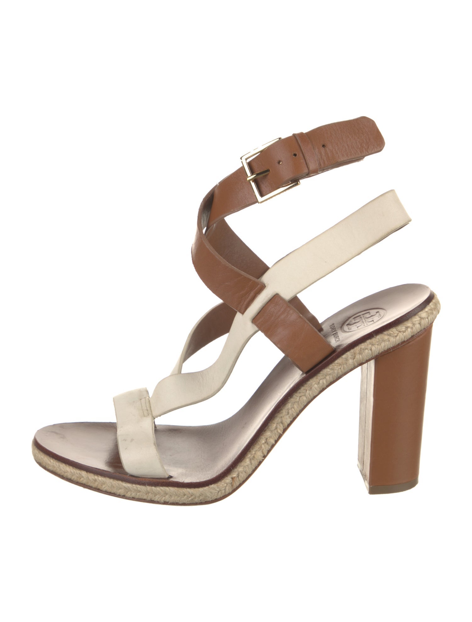 Tory Burch Leather Slingback Sandals