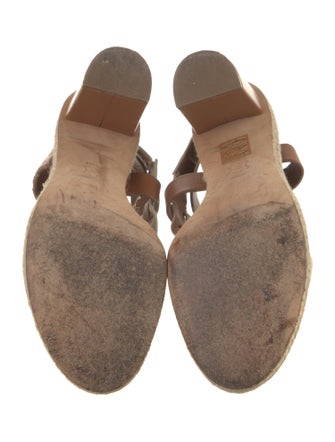 Tory Burch Leather Slingback Sandals