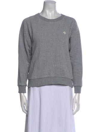 Tory Burch Crew Neck Long Sleeve Sweatshirt