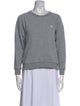Tory Burch Crew Neck Long Sleeve Sweatshirt