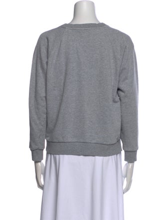 Tory Burch Crew Neck Long Sleeve Sweatshirt