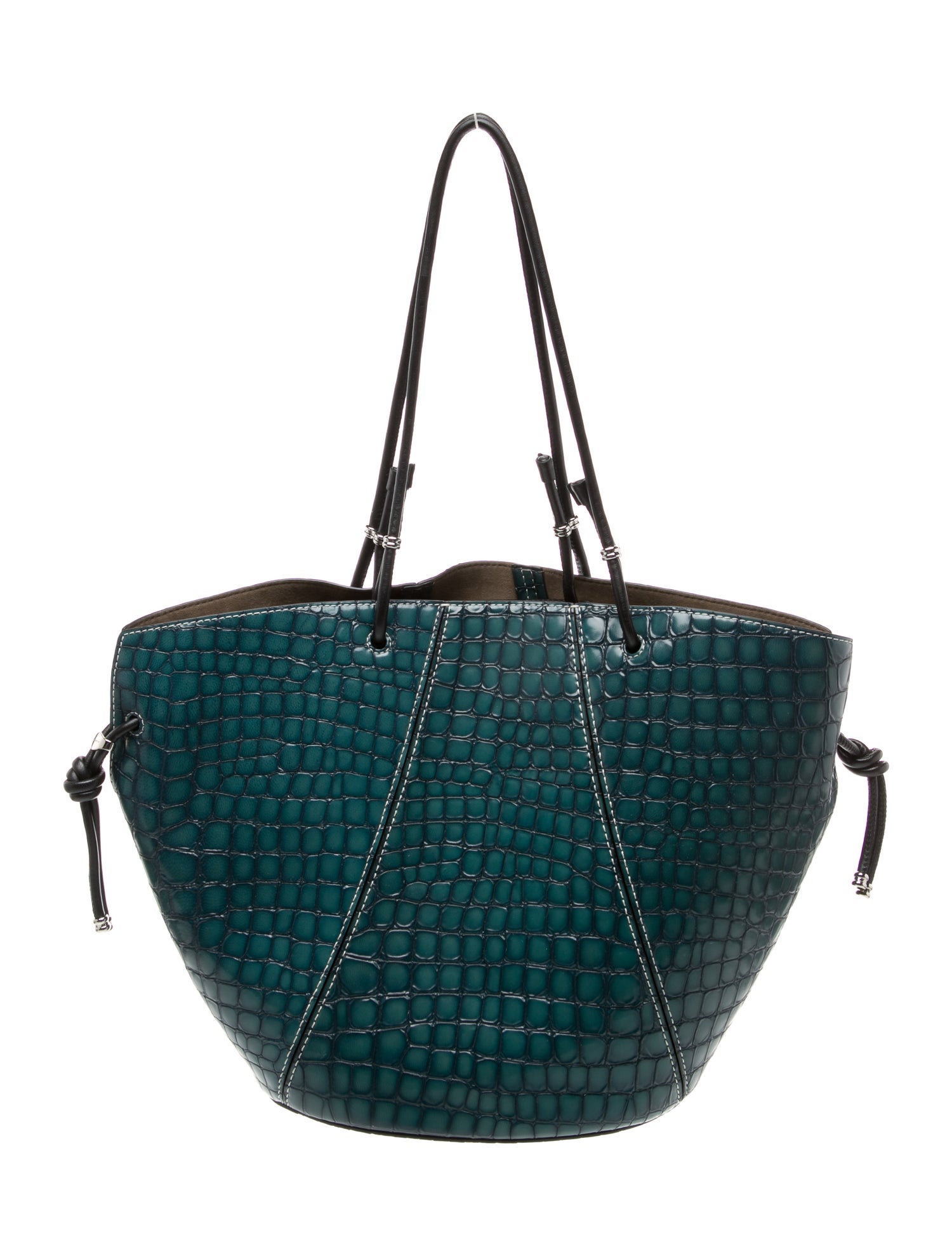 Tory Burch Leather Bucket Bag