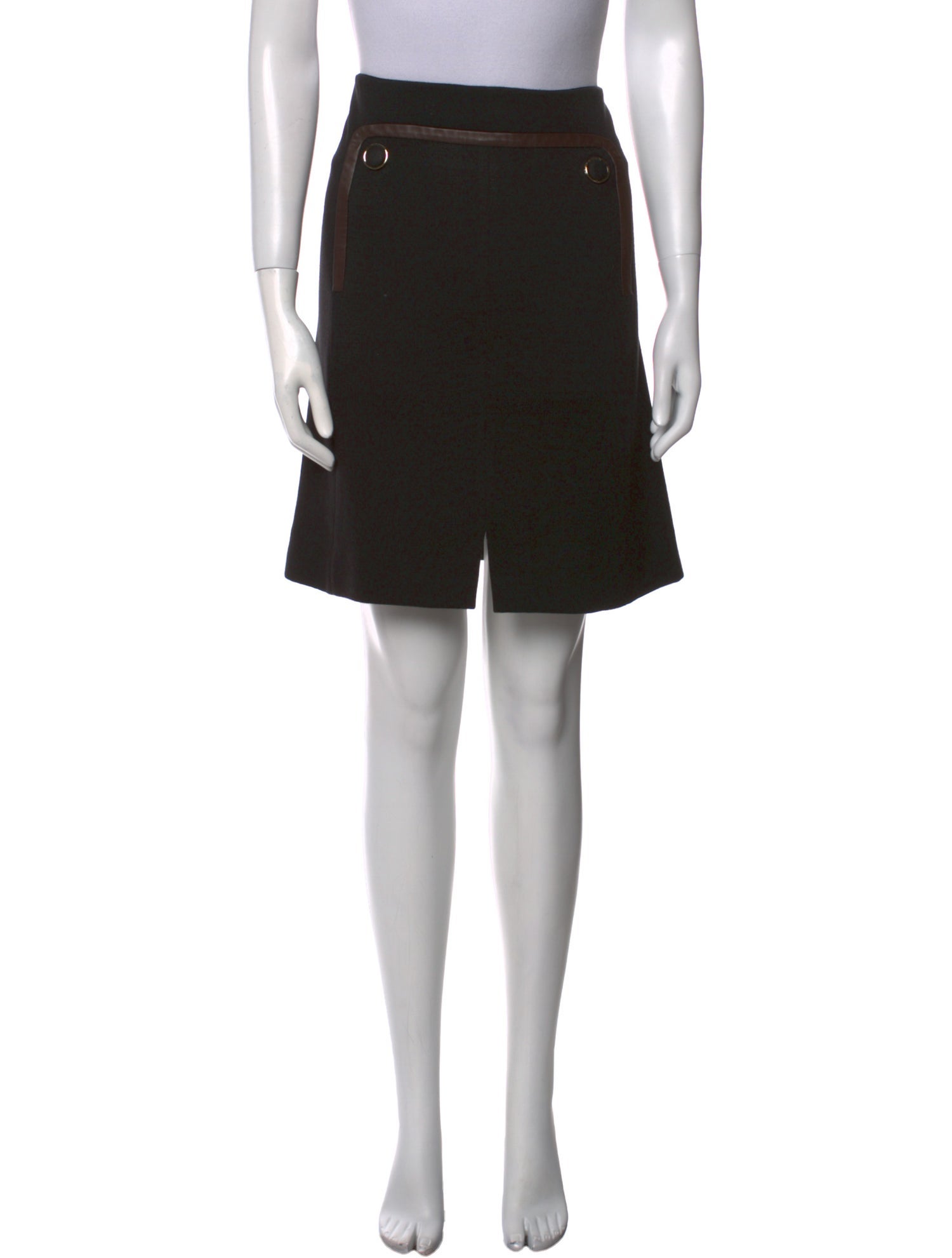 Tory Burch Chain-Link Accents Knee-Length Skirt
