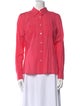 Tory Burch Long Sleeve Button-Up Top