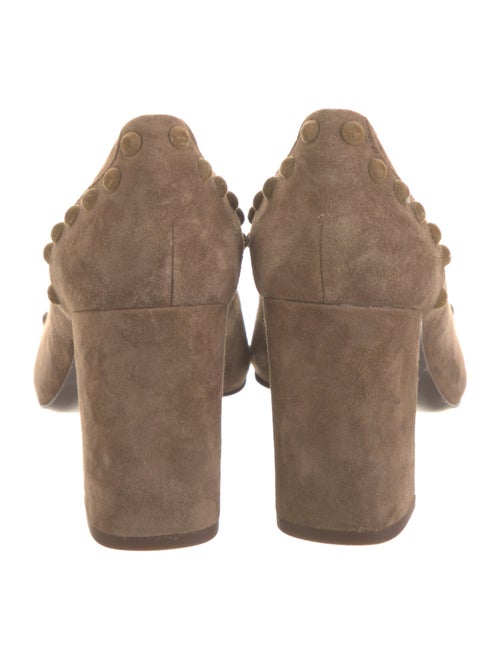 Tory Burch Suede Studded Accents Pumps