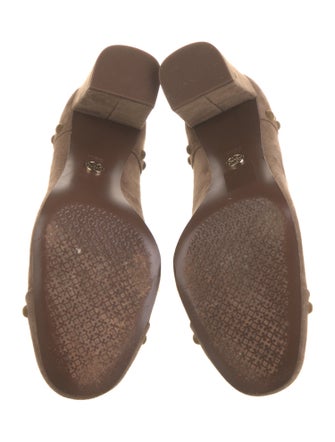 Tory Burch Suede Studded Accents Pumps