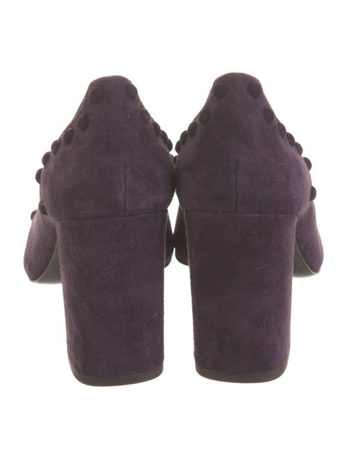 Tory Burch Suede Studded Accents Pumps