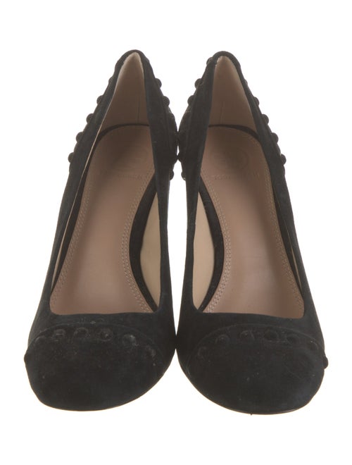 Tory Burch Suede Studded Accents Pumps