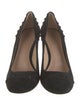 Tory Burch Suede Studded Accents Pumps