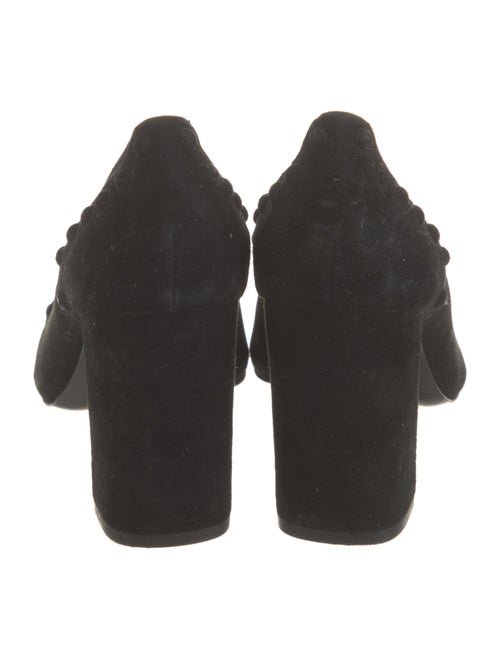 Tory Burch Suede Studded Accents Pumps