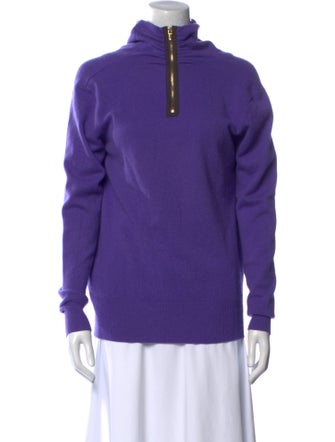 Tory Burch Cashmere Mock Neck Sweater