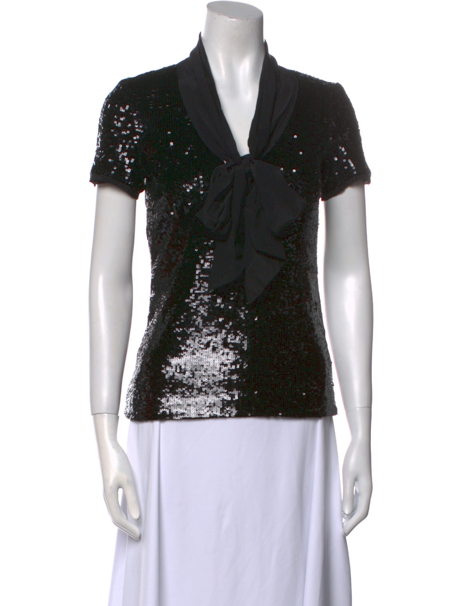 Tory Burch Nylon V-Neck Top