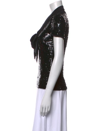 Tory Burch Nylon V-Neck Top