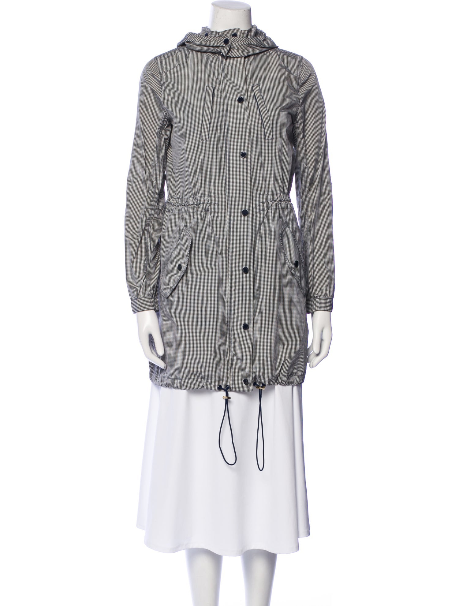 Tory Burch Plaid Print Coat