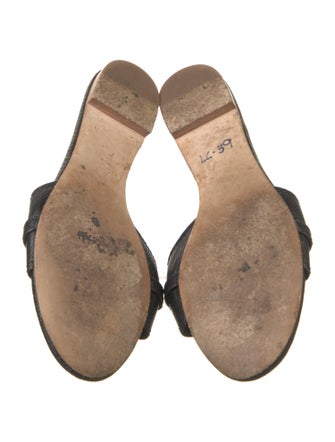 Tory Burch Leather Slides