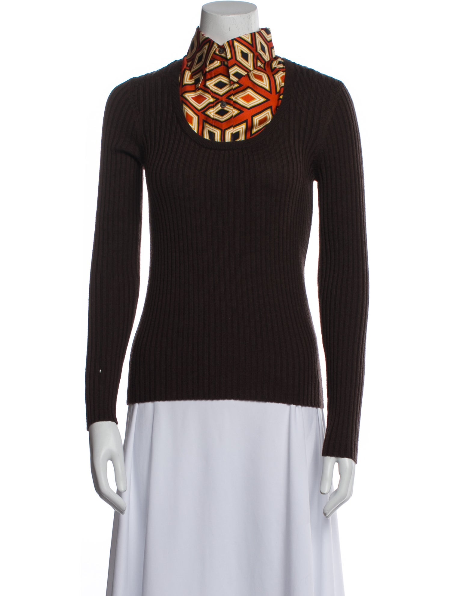 Tory Burch Wool Printed Sweater