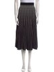 Tory Burch Striped Midi Length Skirt