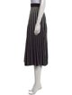 Tory Burch Striped Midi Length Skirt