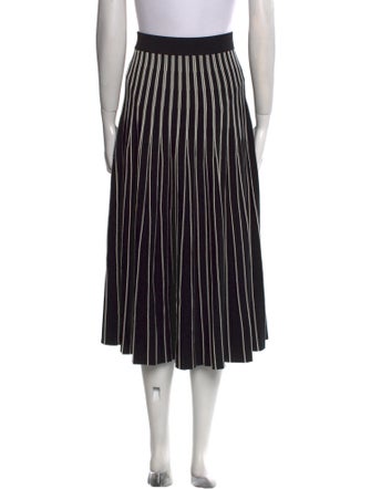 Tory Burch Striped Midi Length Skirt