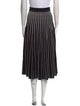 Tory Burch Striped Midi Length Skirt