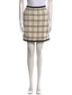 Tory Burch Plaid Print Mini Skirt