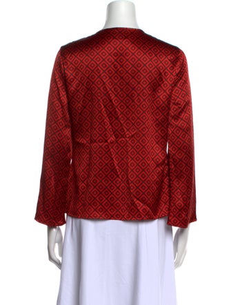 Tory Burch Silk Printed Blouse