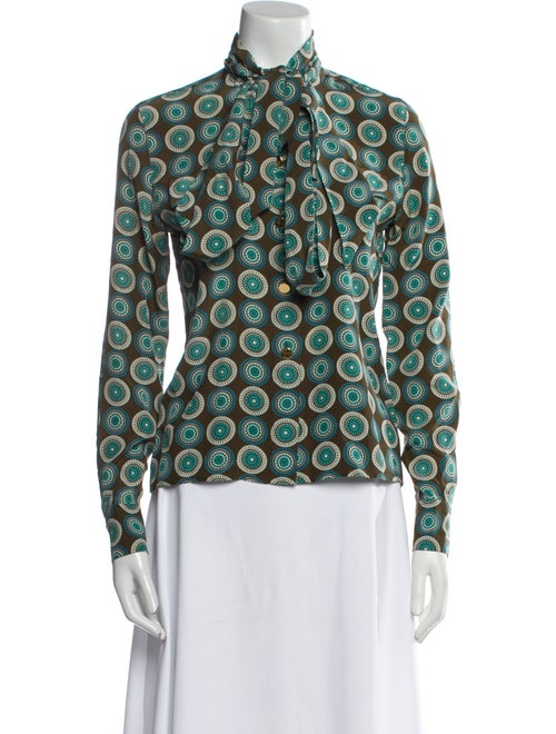 Tory Burch Silk Printed Blouse
