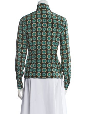 Tory Burch Silk Printed Blouse