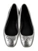Tory Burch Leather Bow Accents Ballet Flats