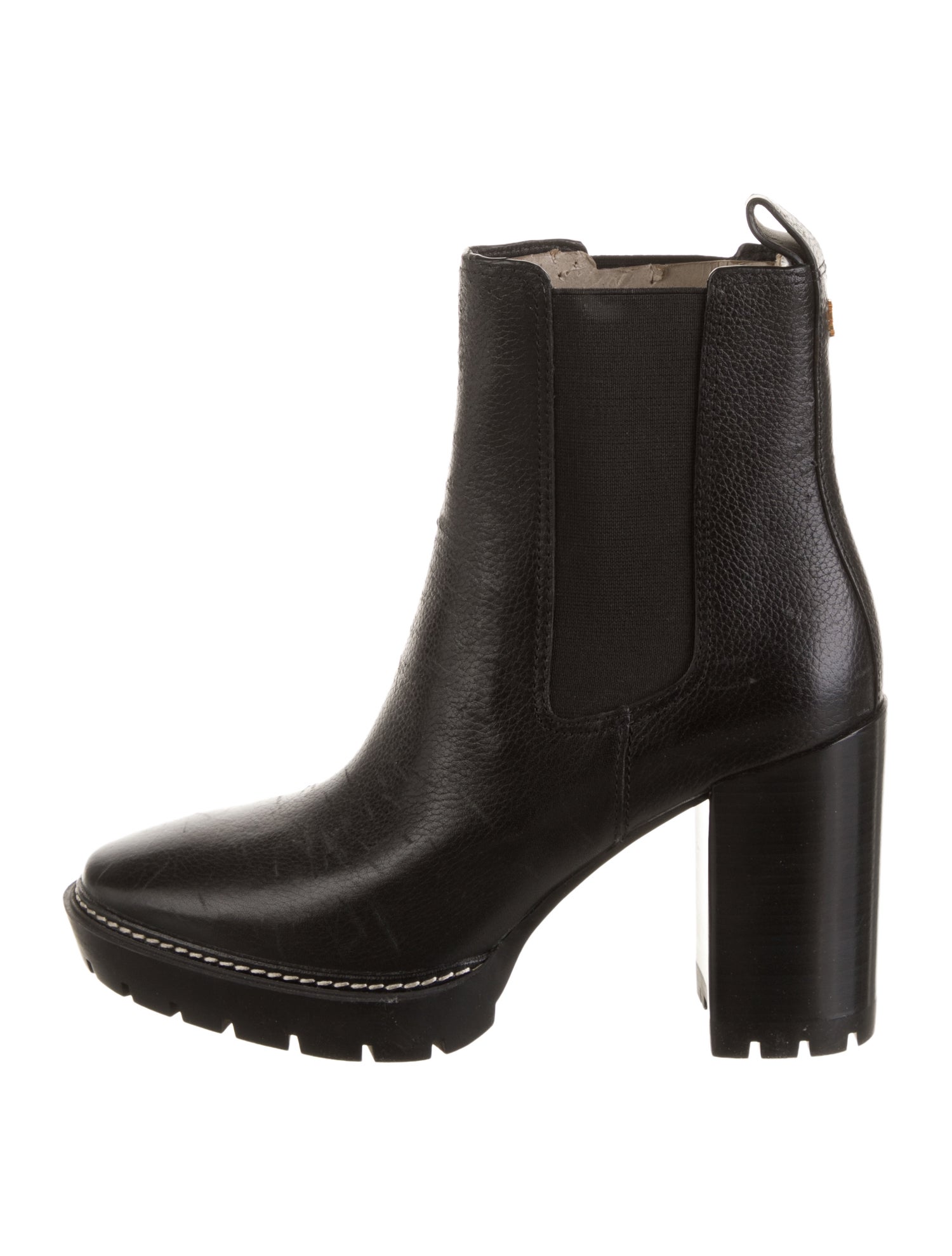 Tory Burch Leather Chelsea Boots