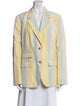 Tory Burch Silk Striped Blazer