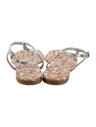 Tory Burch Leather T-Strap Sandals