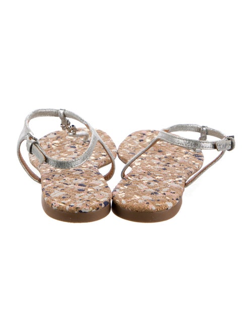 Tory Burch Leather T-Strap Sandals